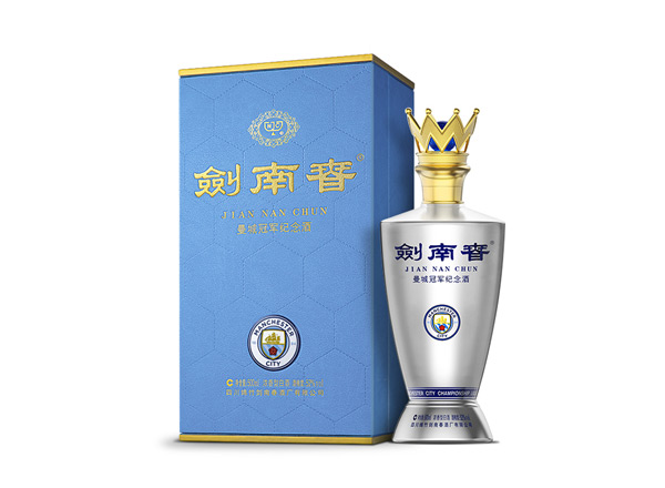 闲置剑南春曼城冠军纪念酒