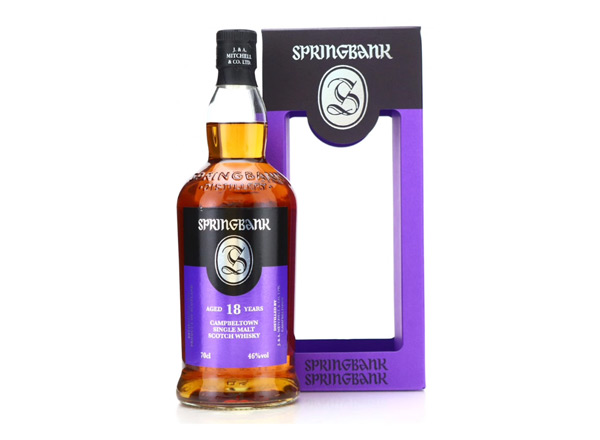 闲置Springbank云顶18年威士忌回收云顶威士忌洋酒700ml