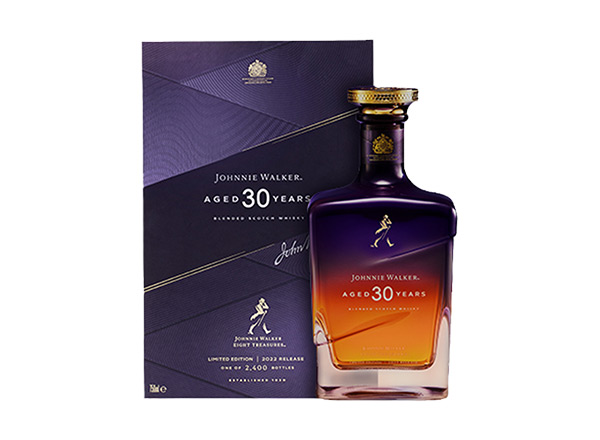 闲置Johnnie Walker尊尼获加30年回收尊尼获加威士忌紫金臻选750ml礼盒装洋酒收购约翰走路中国限量版行情价格