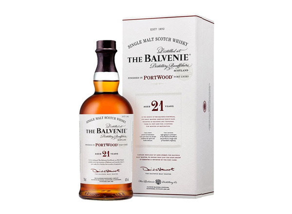 闲置回收百富威士忌21年波特桶陈酿The Balvenie Portwood Single百富洋酒收购行情价格