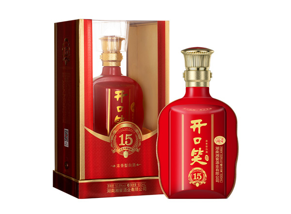 闲置湘窖开口笑15陈酿16回收开口笑酒十五年陈酿酒开口笑15大喜版上门收购价格高