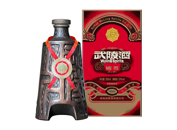 闲置回收武陵酒裤币53度酱香型白酒500ml/1L礼盒装裤币武陵酒收购