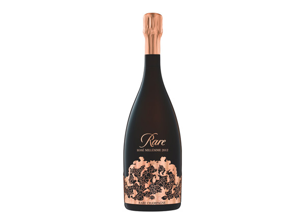 闲置白雪香槟回收稀露香槟黑钻年份桃红香槟Rare Rose（礼盒装）