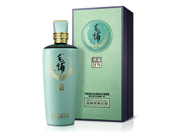 闲置劲牌毛铺酒回收毛铺草本年份酒•8年草本42度52度行情价格