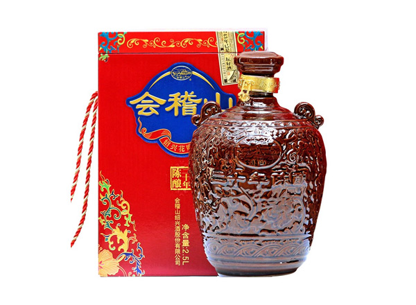 闲置回收会稽山二十年黄酒陶坛20年陈酿2.5L花雕酒